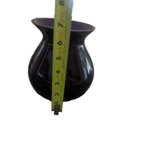 Art Deco Vintage Violet Dark Purple Vase